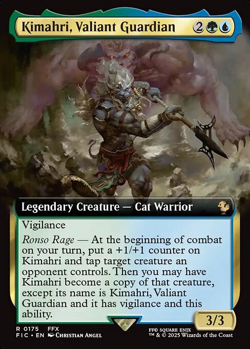 FIC: Kimahri, Valiant Guardian (Extended Art) (Foil)