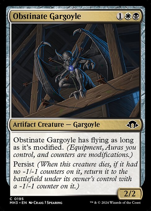 MH3: Obstinate Gargoyle (Foil)