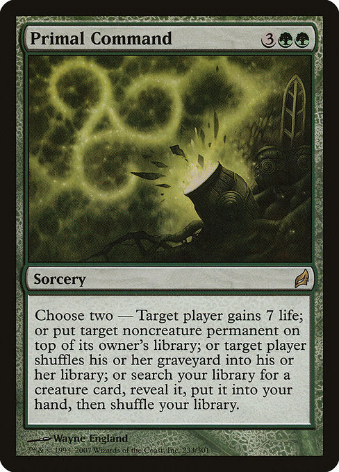 LRW: Primal Command