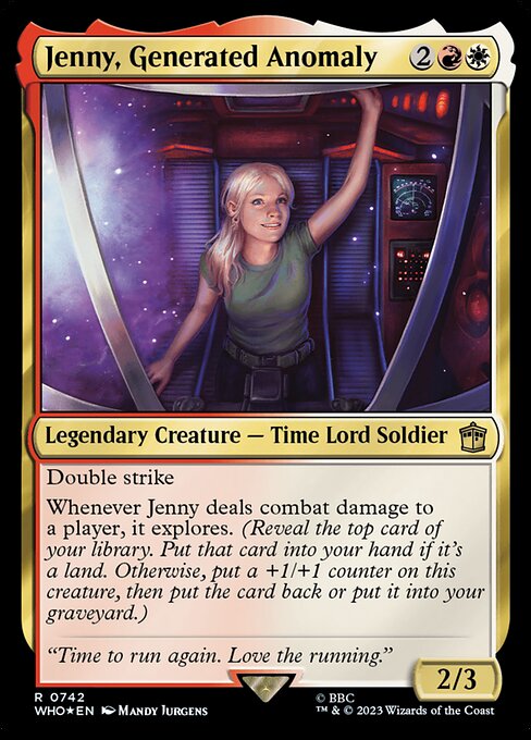 WHO: Jenny, Generated Anomaly (Surge Foil)