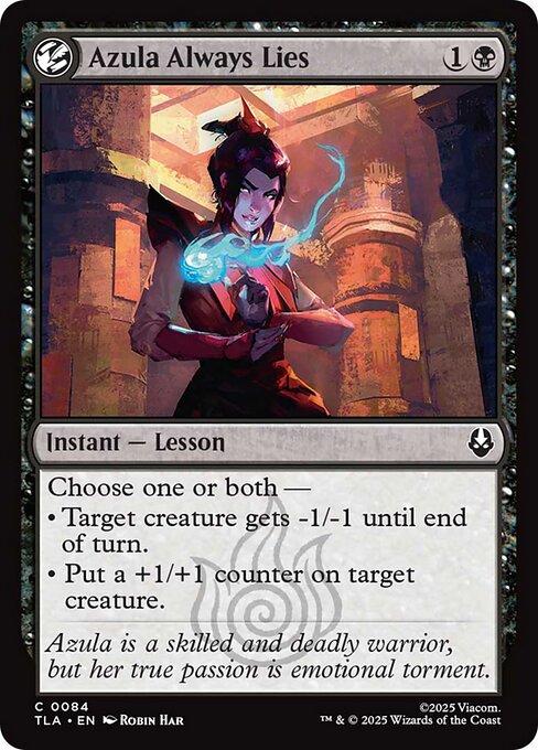 TLA: Azula Always Lies (Foil)