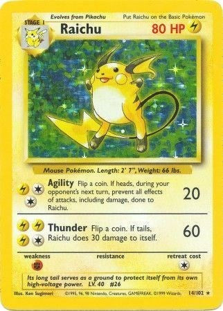 BS: Raichu (Holofoil)