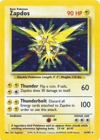 BS: Zapdos (Holofoil)