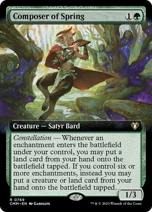 CMM: Composer of Spring (Extended Art) (Foil)