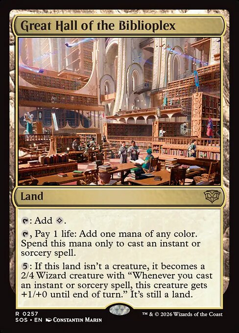 SOS: Great Hall of the Biblioplex