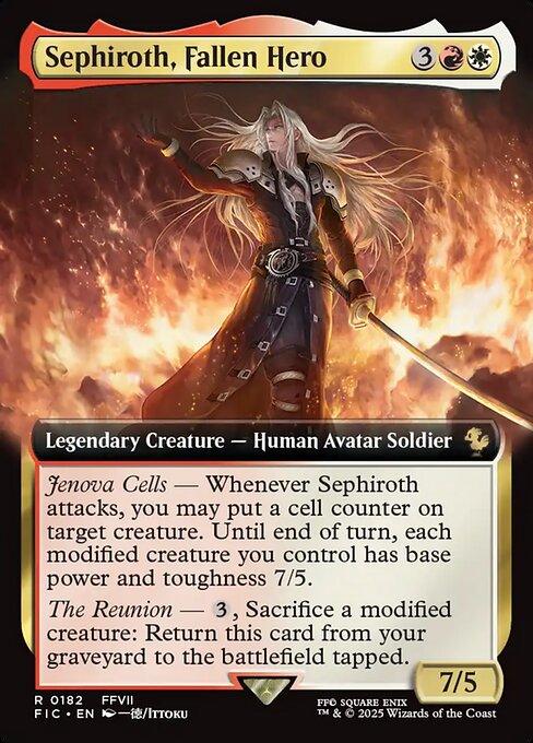 FIC: Sephiroth, Fallen Hero (Extended Art) (Foil)