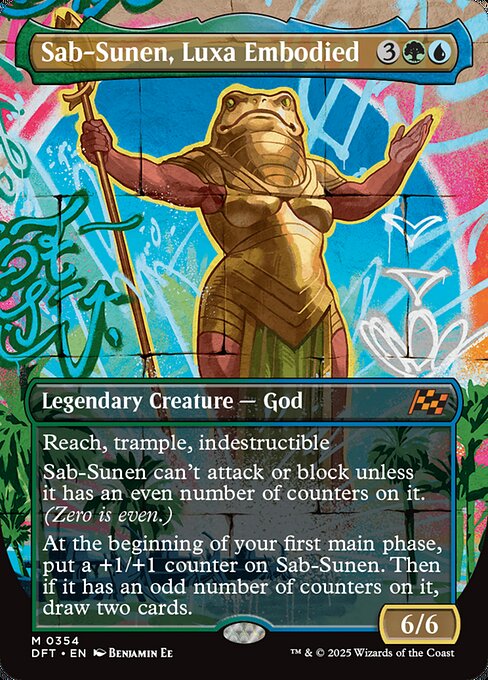 DFT: Sab-Sunen, Luxa Embodied (Borderless) (Foil)