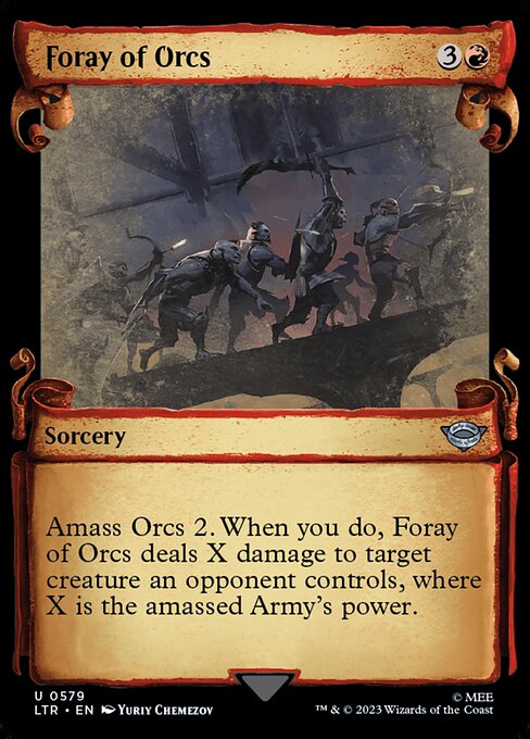 LTR: Foray of Orcs (Showcase Scrolls) (Foil)