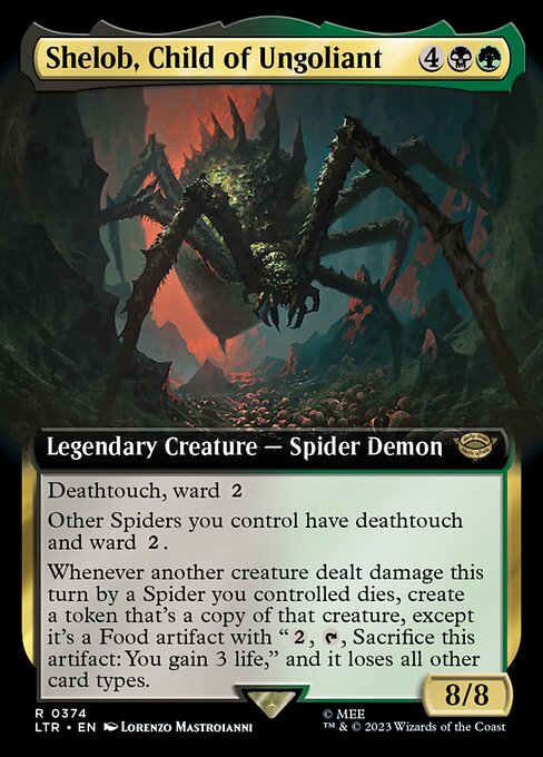 LTR: Shelob, Child of Ungoliant (Extended Art) (Foil)