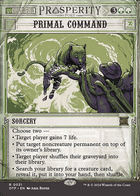 OTP: Primal Command