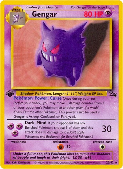 FO: Gengar (20) (1st Edition)