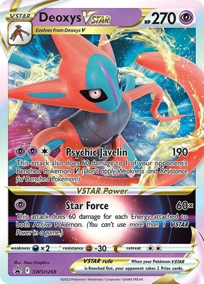 SWSD: Deoxys VSTAR - SWSH268 (Holofoil)