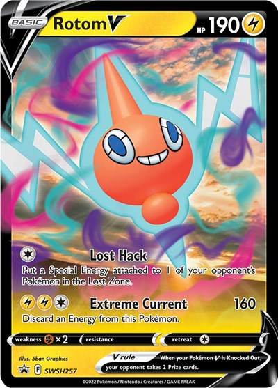 SWSD: Rotom V - SWSH257 (Holofoil)