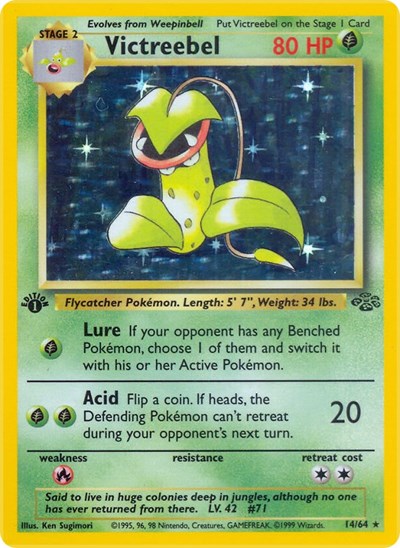 JU: Victreebel (14) (1st Edition Holofoil)
