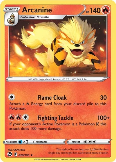 SWSH12: Arcanine