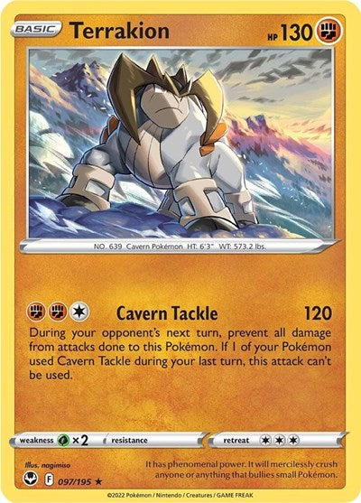 SWSH12: Terrakion (Reverse Holofoil)