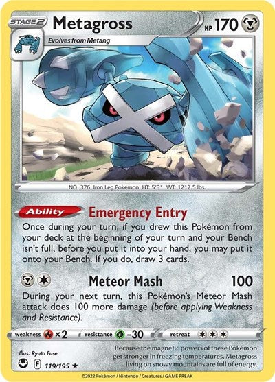 SWSH12: Metagross (Reverse Holofoil)