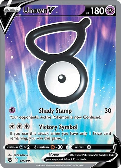 SWSH12: Unown V (Full Art) (Holofoil)