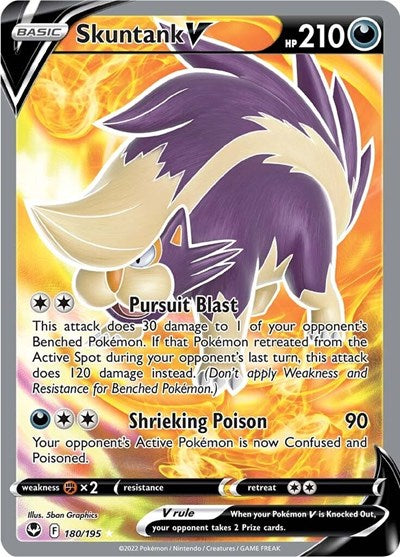 SWSH12: Skuntank V (Full Art) (Holofoil)
