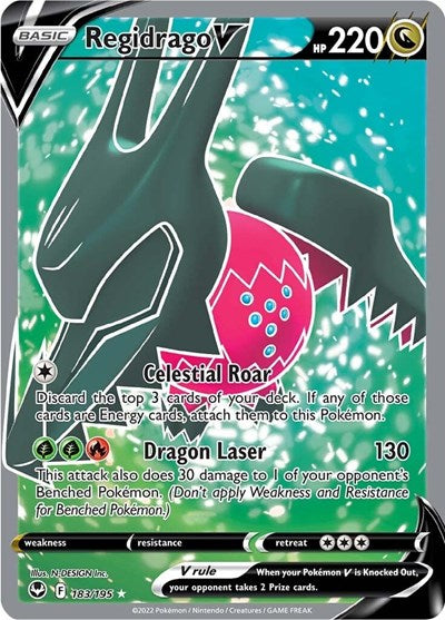 SWSH12: Regidrago V (Full Art) (Holofoil)