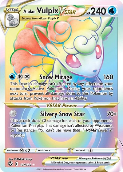 SWSH12: Alolan Vulpix VSTAR (Secret) (Holofoil)