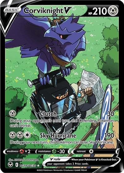 SWSH12: TG: Corviknight V (Holofoil)