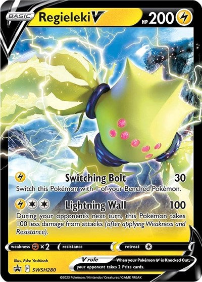 SWSD: Regieleki V - SWSH280 (Holofoil)