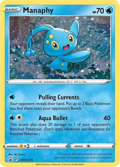 SWSD: Manaphy - SWSH275 (Holofoil)
