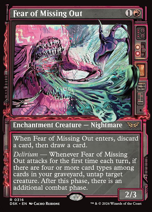 DSK: Fear of Missing Out (Showcase) (Foil)
