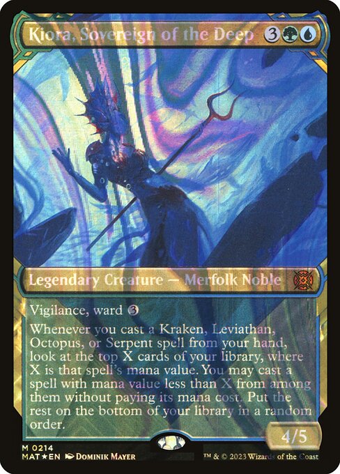 MAT: Kiora, Sovereign of the Deep (Halo Foil)