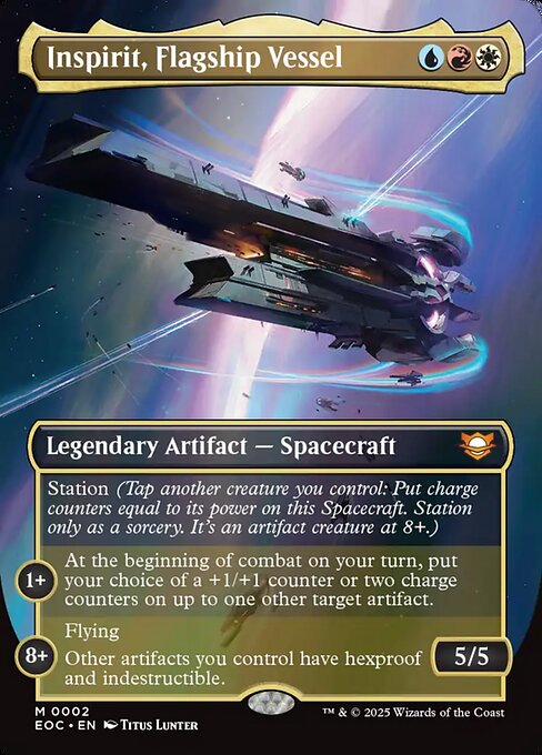 EOC: Inspirit, Flagship Vessel (Borderless) (Foil)