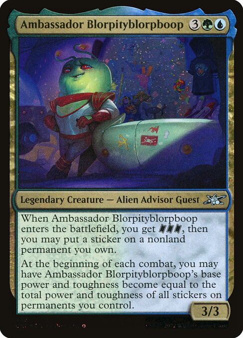 UNF: Ambassador Blorpityblorpboop (Galaxy Foil)