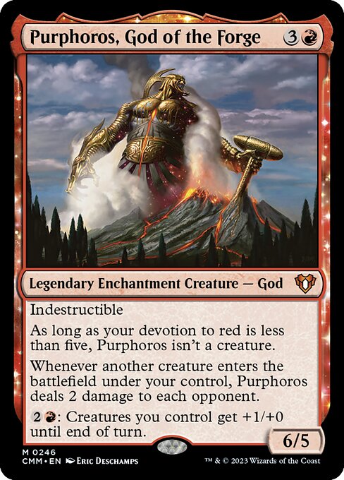 CMM: Purphoros, God of the Forge (Foil)