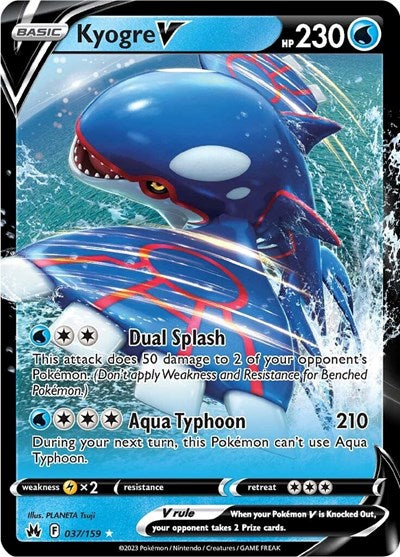 CRZ: Kyogre V (Holofoil)