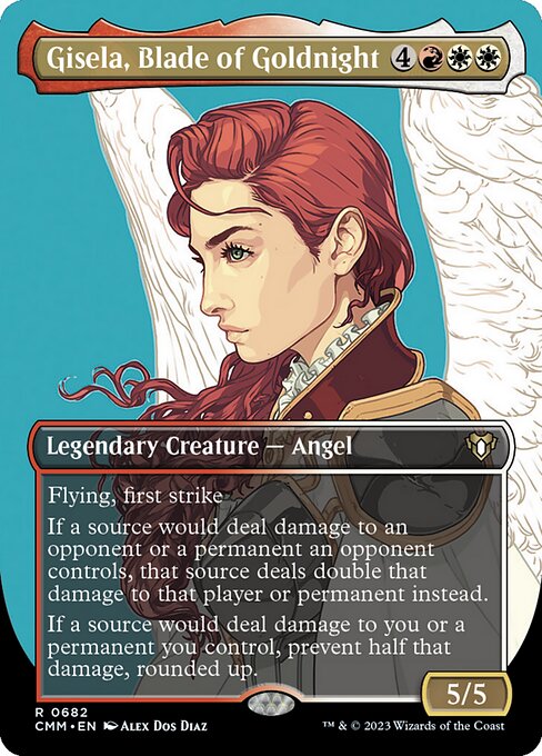 CMM: Gisela, Blade of Goldnight (Borderless) (Foil)