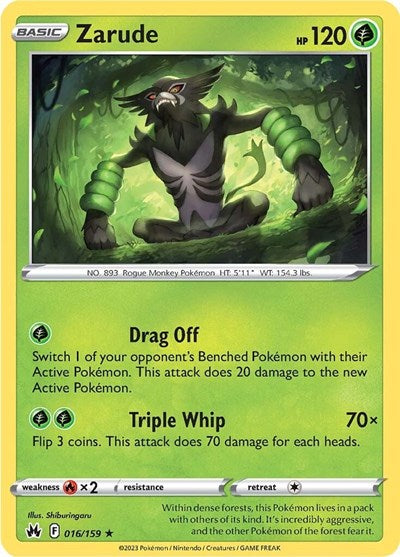 CRZ: Zarude (Reverse Holofoil)