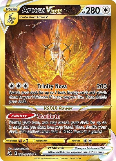 CRZ:GG: Arceus VSTAR (Secret) (Holofoil)