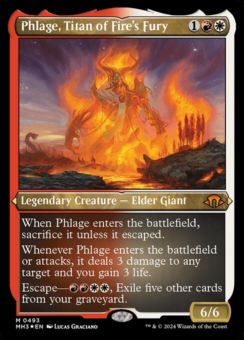 MH3: Phlage, Titan of Fire's Fury (Foil Etched)