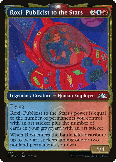 UNF: Roxi, Publicist to the Stars (Showcase) (Galaxy Foil)