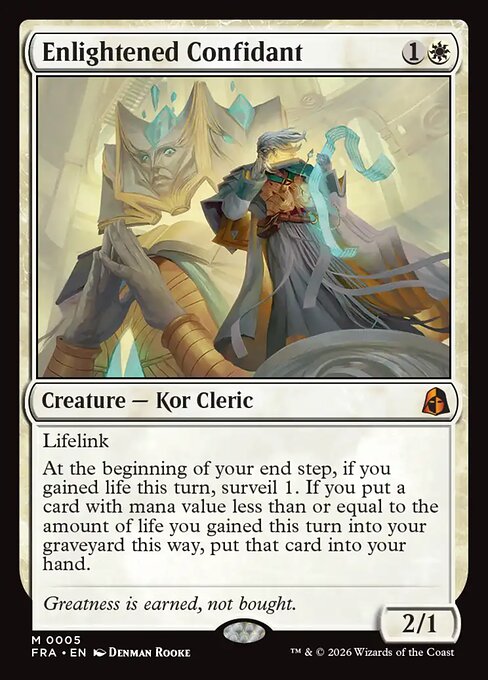 FRA: Enlightened Confidant (Foil)