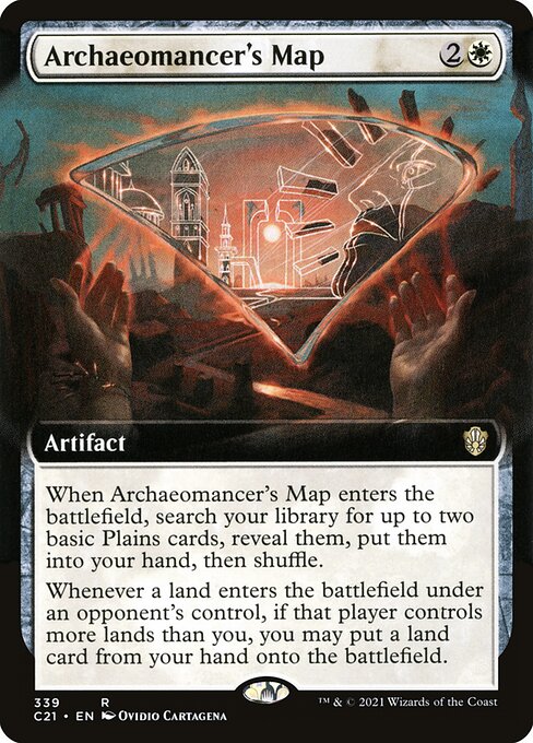 C21: Archaeomancer's Map (Extended Art)