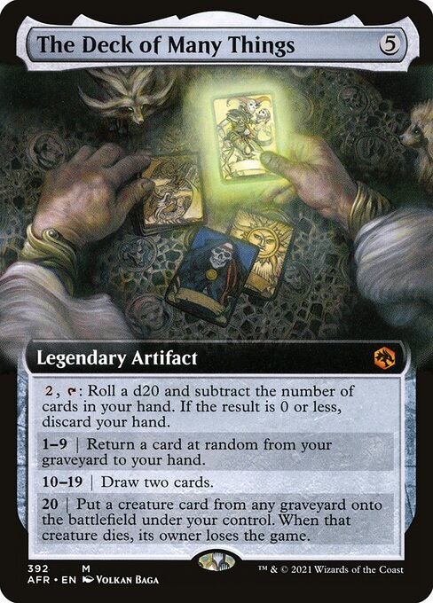 AFR: The Deck of Many Things (Extended Art) (Foil)