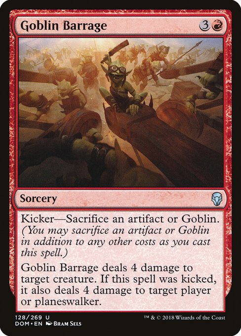 DOM: Goblin Barrage (Foil)