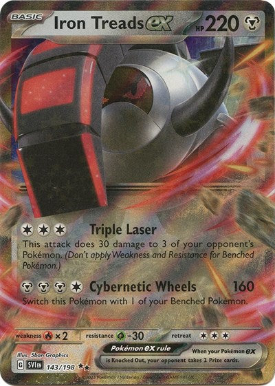 SVI: Iron Treads ex - 143/198 (Holofoil)