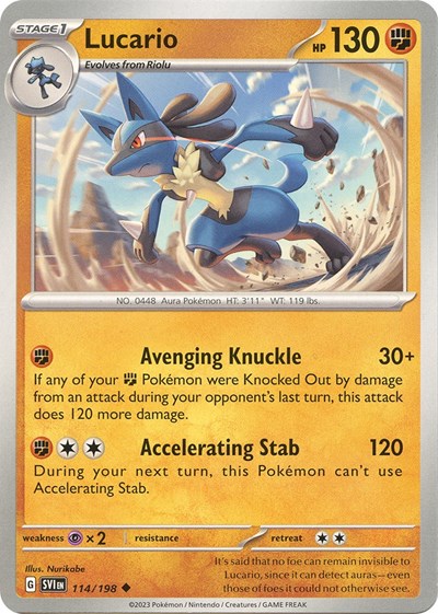 SVI: Lucario - 114/198