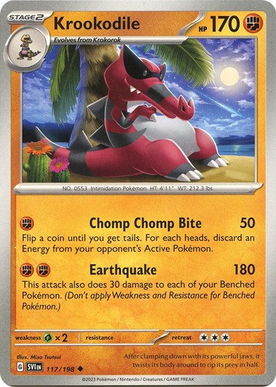SVI: Krookodile (Reverse Holofoil)