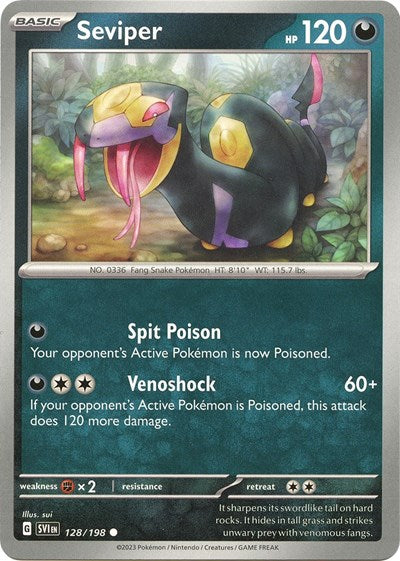 SVI: Seviper (Reverse Holofoil)