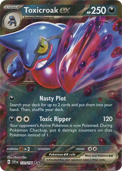 SVI: Toxicroak ex - 131/198 (Holofoil)