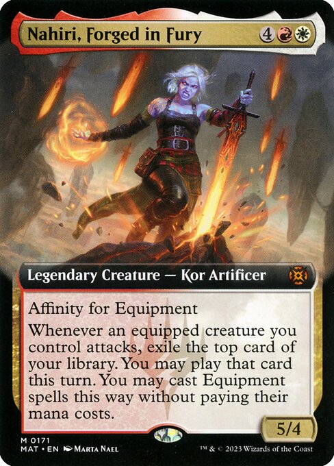 MAT: Nahiri, Forged in Fury (Extended Art) (Foil)
