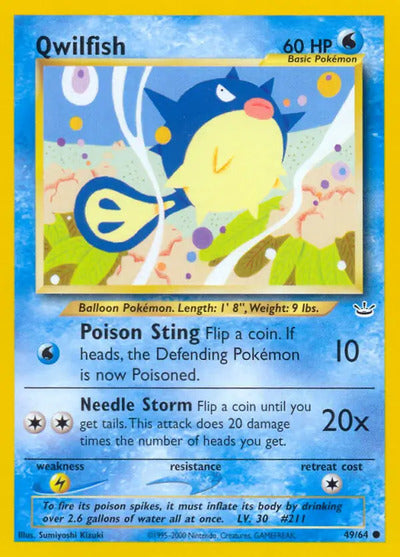 Qwilfish 49/64 Unlimited Neo Revelation